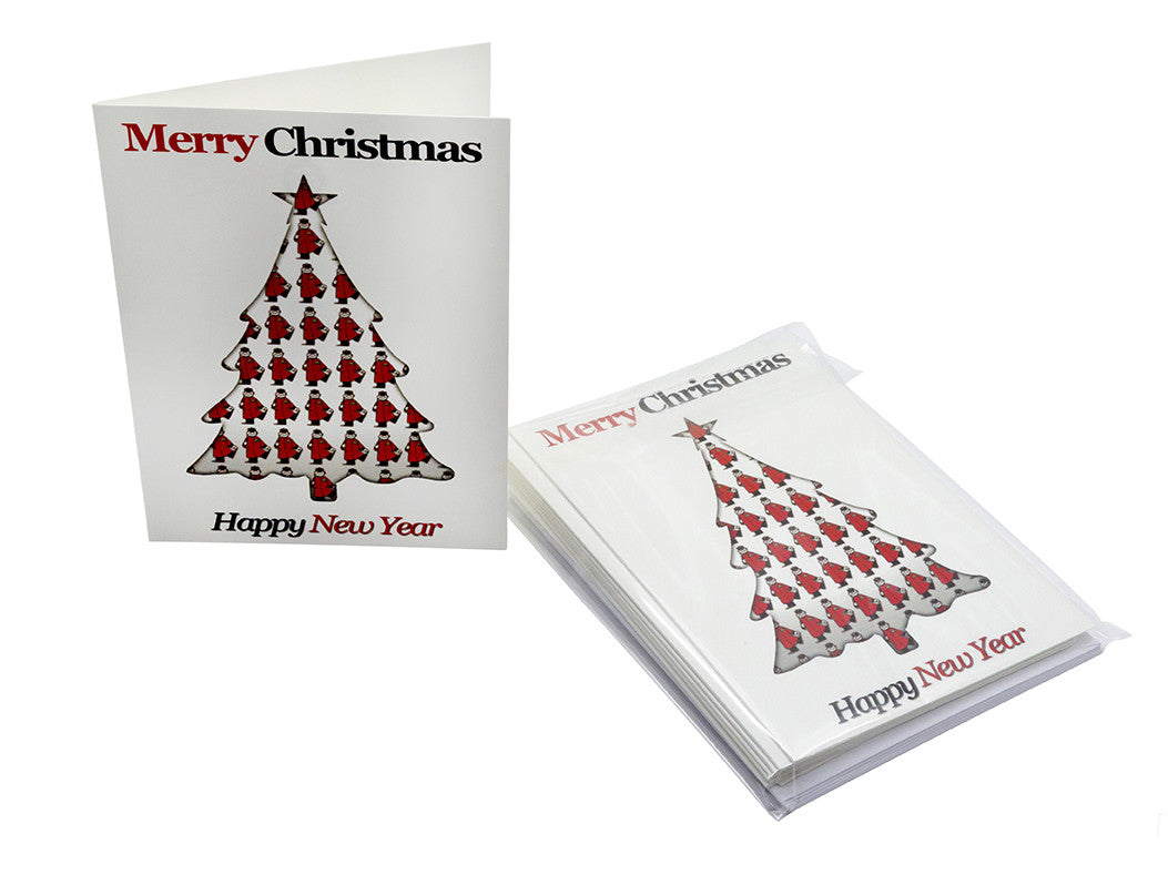Chelsea Pensioner Christmas Tree - Christmas Cards (Pack Of Ten)