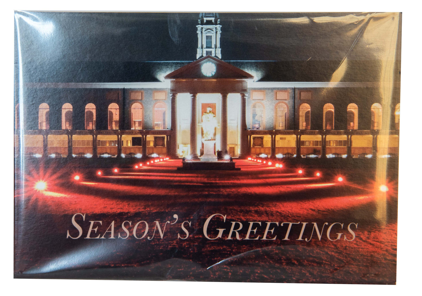 Christmas Cards - Figure Court at Night (Pack of 10)