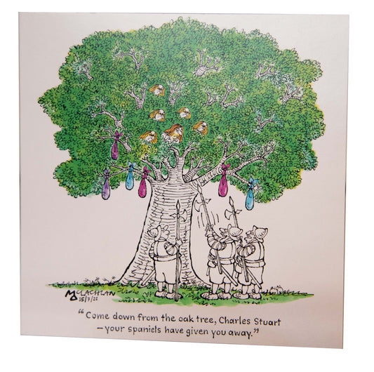 Greetings Card - Oak Tree Design (Pack of 10)