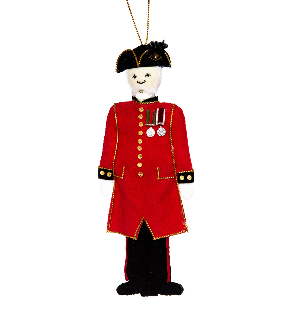 RHC Male Chelsea Pensioner Christmas Decor